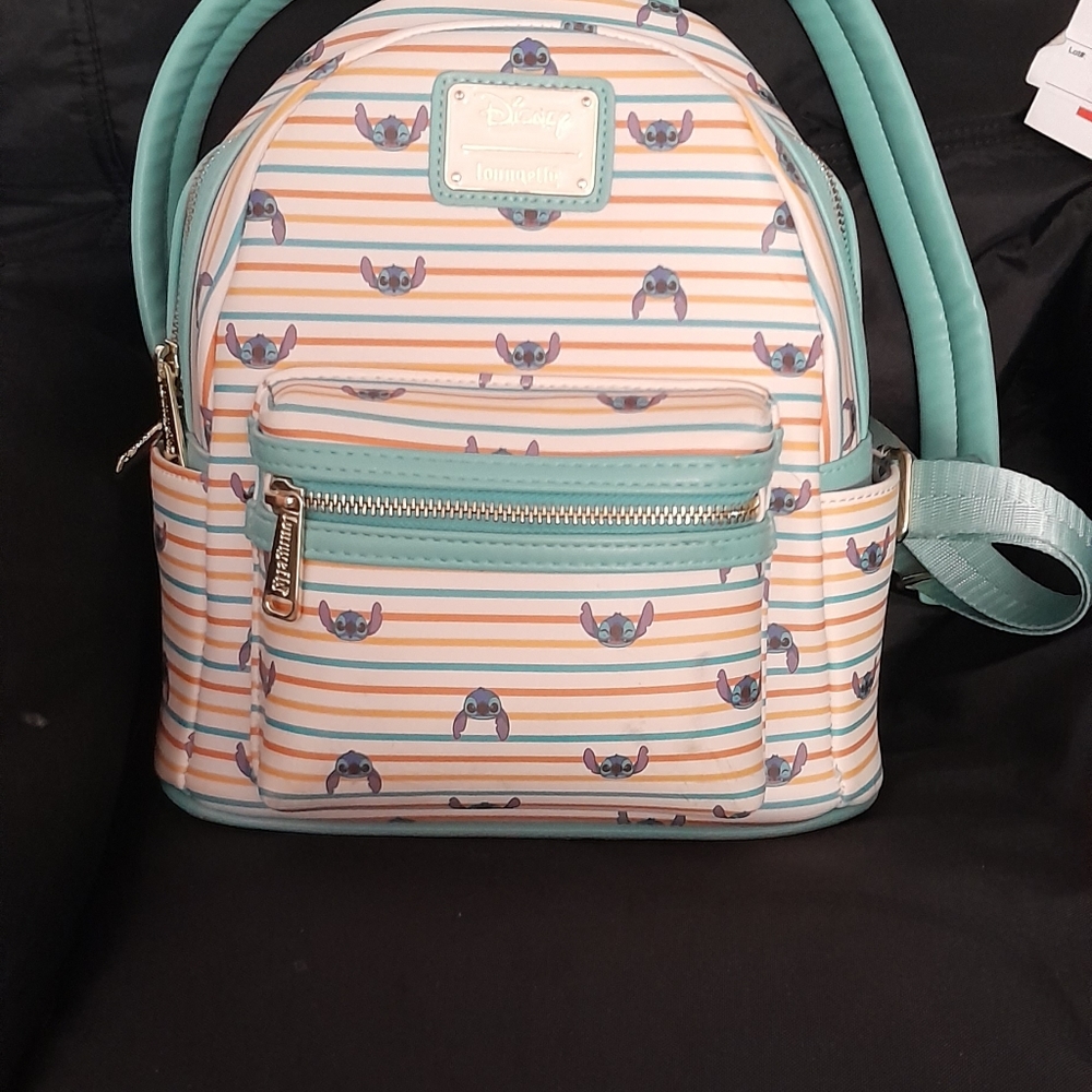 Stitch backpack purse